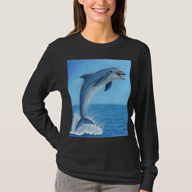 Der stille Tanz des Delfins T-Shirt (Vorderseite)