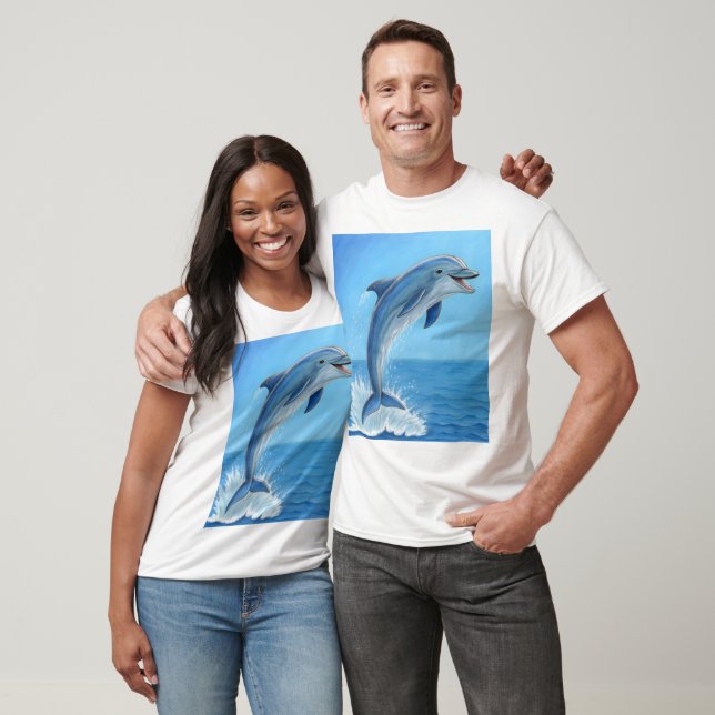 Der stille Tanz des Delfins T-Shirt (Unisex)
