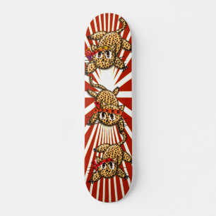 Der Stolz der Leopard Skateboard