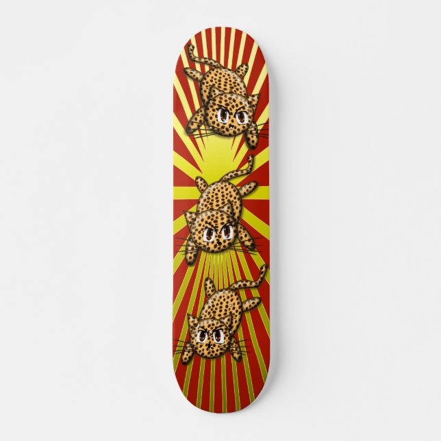 Der Stolz der Leopard Skateboard (Vorne)