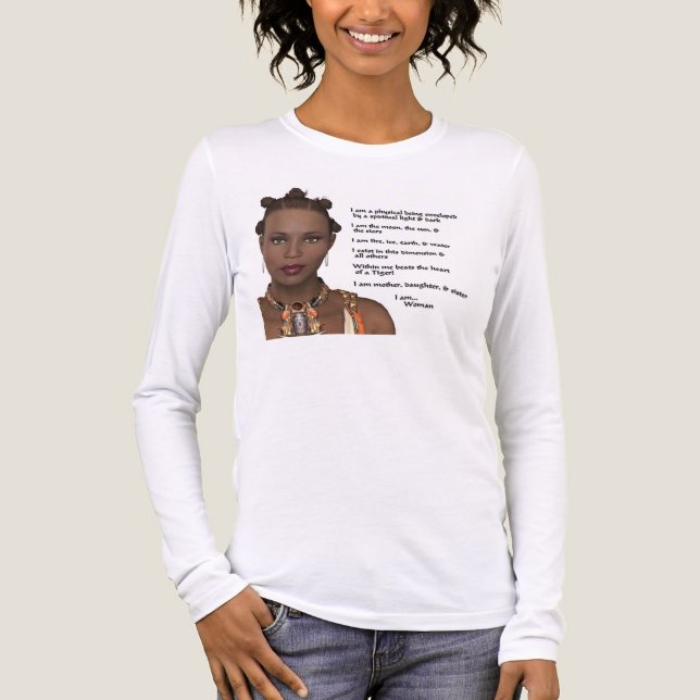 Der Stolz einer Frau Tri-Blend Shirt (Vorderseite)
