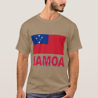 Der Stolz von Samoa Samoanische Nationalflagge Des T-Shirt