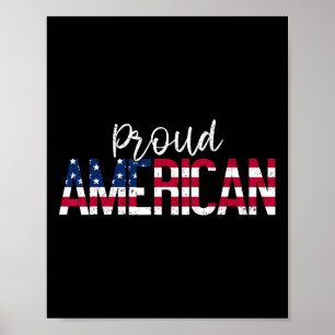 Der stolze amerikanische Unabhängigkeitstag am 4.  Poster