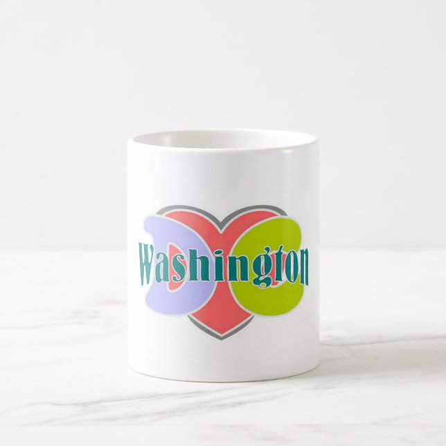 Der stolze Bewohner der Stadt Washington DC Kaffeetasse (Mittel)