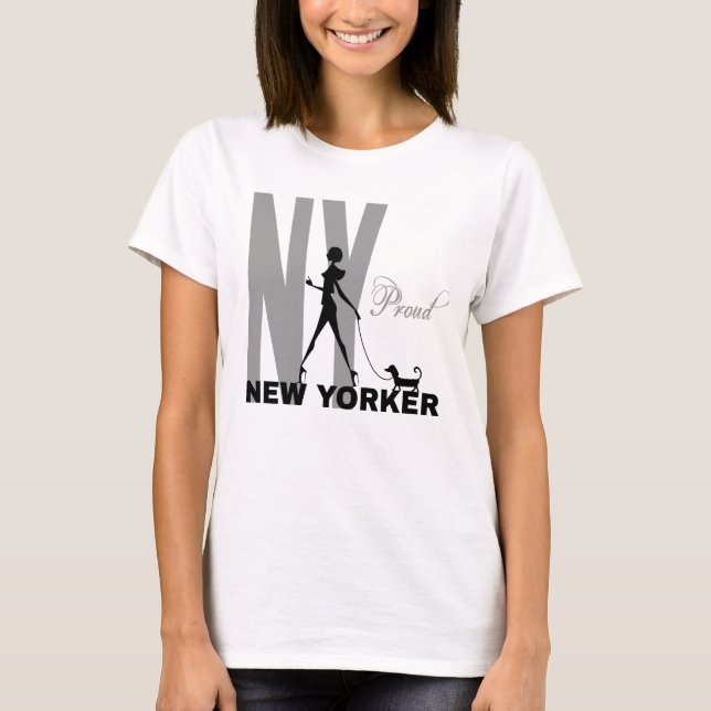 Der stolze New Yorker witzig T-Shirt (Vorderseite)