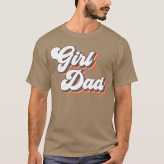 Der stolze Vater der Girls Väter Tag Vintager Gesc T-Shirt