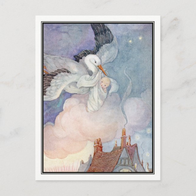 Der Stork von Anne Anderson Postkarte (Vorderseite)