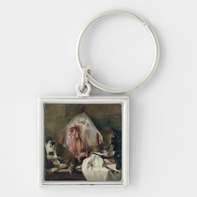 Der Strahl oder, der Küchen-Innenraum, 1728 Schlüsselanhänger (Vorne)