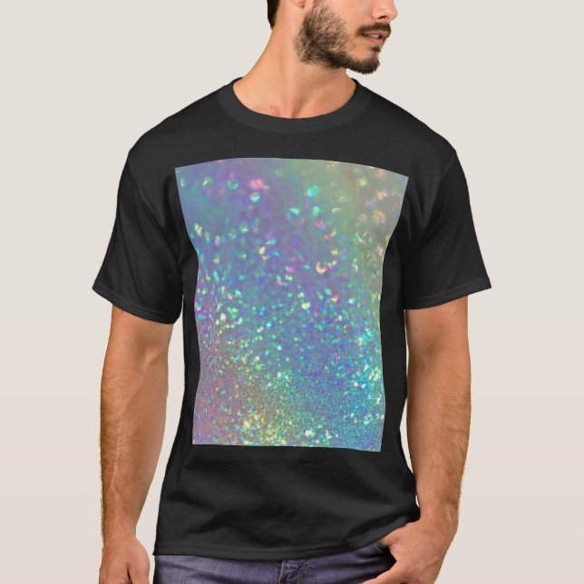 Der strahlende Holografischer Opal T-Shirt (Vorderseite)
