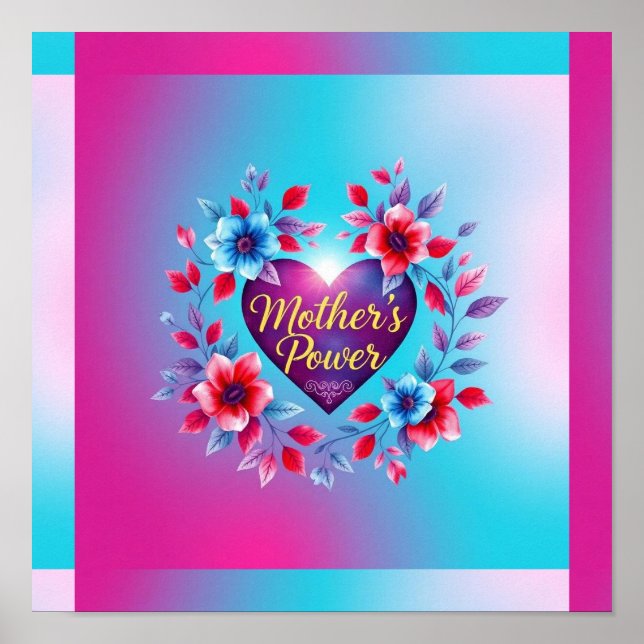 Der strahlende Power der Mutter Poster (Vorne)