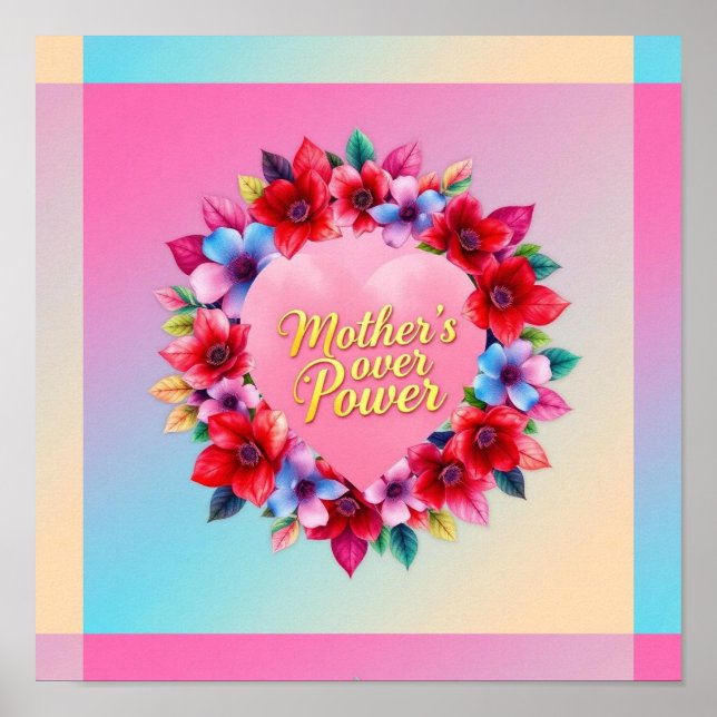 Der strahlende Power der Mutter Poster (Vorne)
