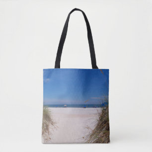 Der Strand auf einer Tasche