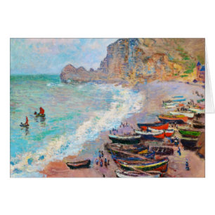 Der Strand bei Etretat Claude Monet