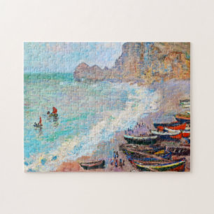 Der Strand bei Etretat Claude Monet Puzzle