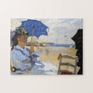 Der Strand bei Trouville Claude Monet Puzzle