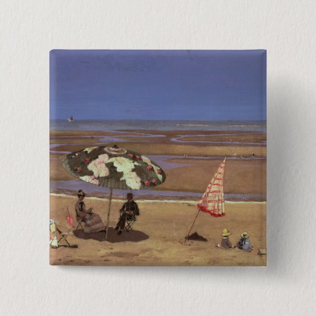 Der Strand Button (Vorderseite)