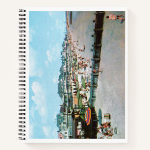 Der Strand, Cape May NJ, Vintag Notizbuch