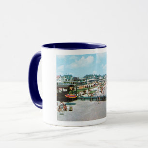 Der Strand, Cape May NJ, Vintag Tasse