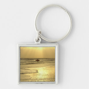 Der Strand des Sunset Schlüsselanhänger