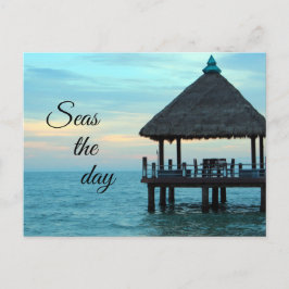 Der Strand des Tages Postkarte