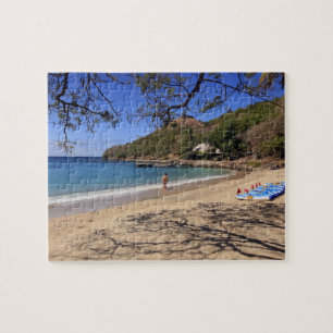 Der Strand im Pigeon Island Nationalpark Puzzle
