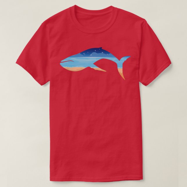 Der Strand im Wald T-Shirt (Design vorne)