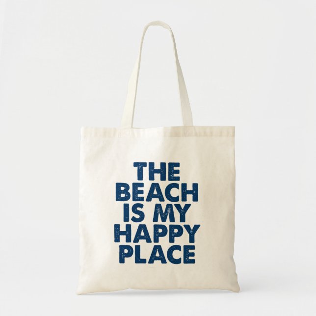 Der Strand ist meine glückliche Tasche (Vorne)