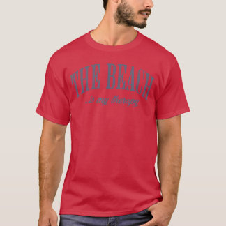 Der Strand ist meine Therapie Lustige Familie Somm T-Shirt