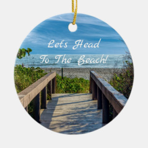 Der Strand Keramik Ornament