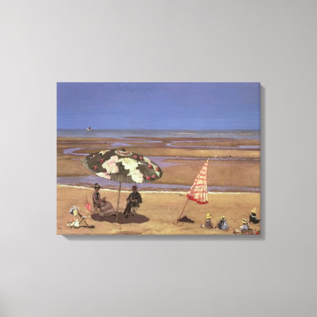 Der Strand Leinwanddruck (Vorderseite)