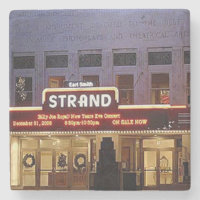 Der Strand, Marietta, Ga. Marmorstein-Untersetzer.