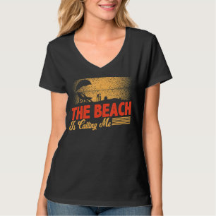 Der Strand nennt mich Paradies Hawaii Aloha Surf T-Shirt