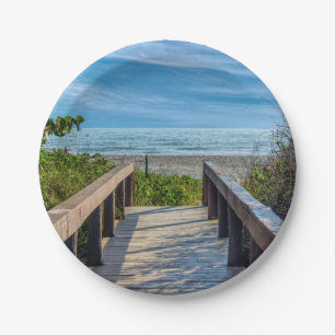 Der Strand Pappteller