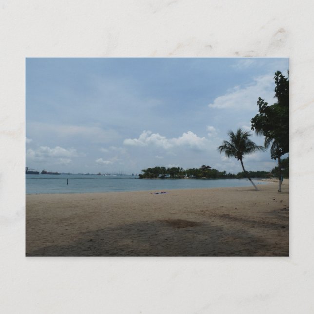 Der Strand Postkarte (Vorderseite)
