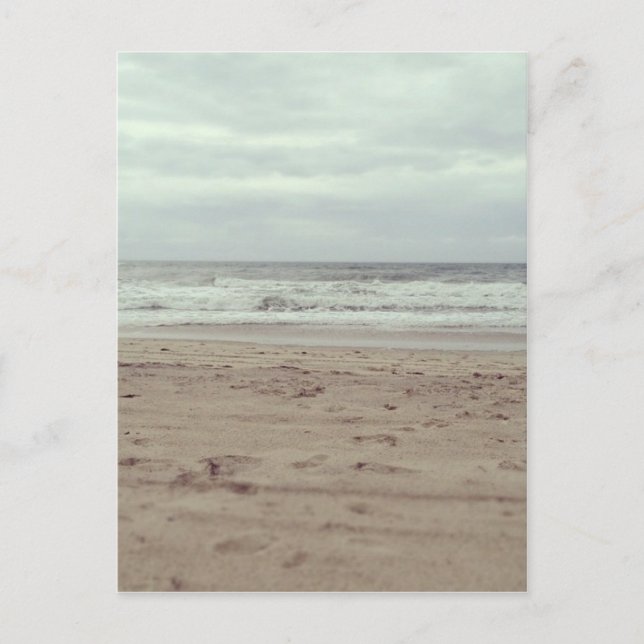 Der Strand Postkarte (Vorderseite)