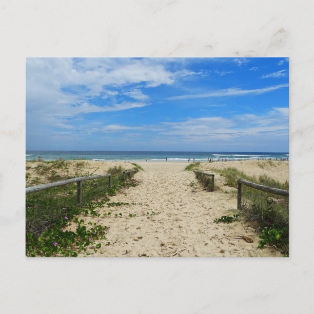 Der Strand Postkarte (Vorderseite)