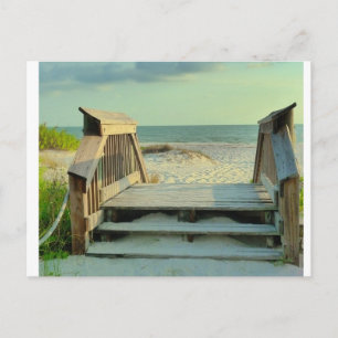Der Strand Postkarte