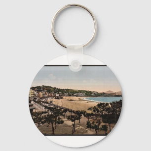 Der Strand, San Sebastián, Spanien Vintages Schlüsselanhänger