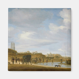 Der Strand von Egmond-an-Zee Magnet