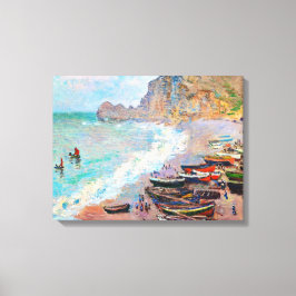 Der Strand von Etretat Claude Monet Leinwanddruck