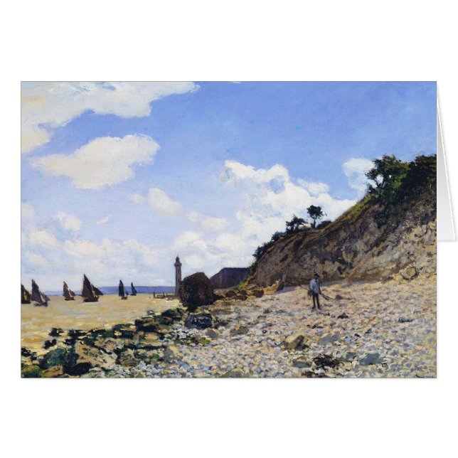 Der Strand von Honfleur, 1865 Claude Monet (Vorderseite (Horizontal))