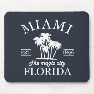Der Strand von Miami City in Florida Mousepad