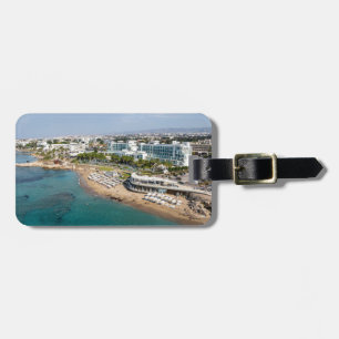 Der Strand von Paphos SODAP und das Hotel Amavi Gepäckanhänger