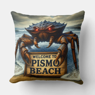 DER STRAND VON PISMO - "KÜSTENKLAPPEN". KISSEN
