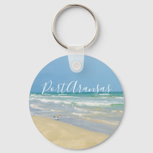 Der Strand von Port Aransas Schlüsselanhänger