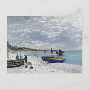 Der Strand von Sainte-Adresse - Claude Monet Postkarte