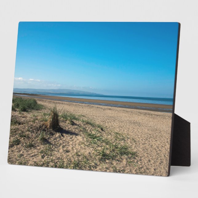 Der Strand von Troon Schottland Postkartenposter Fotoplatte (Seite)