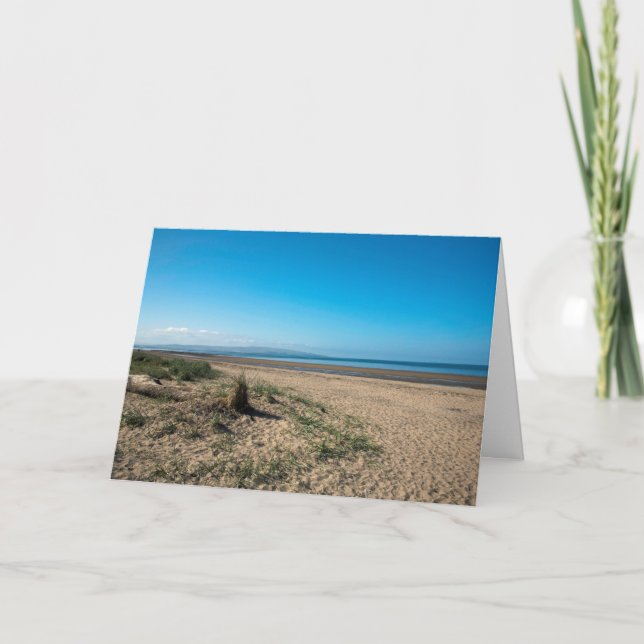 Der Strand von Troon Scotland Postcard Karte (Vorderseite)