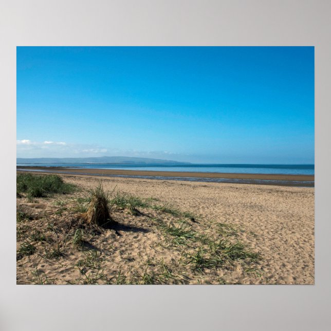 Der Strand von Troon Scotland Postcard Poster (Vorne)