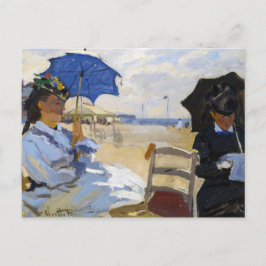 Der Strand von Trouville Claude Monet Postkarte